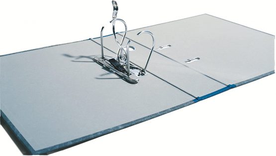 Leitz Lever Arch File, Blue, Plastic, A4, 80mm Spine, 10105035 - Image 2