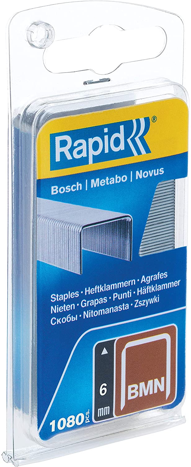 Rapid High Performance BMN Staples, Leg Length: 6 mm, 40109555 - 1080 Pieces, Silver - Image 2