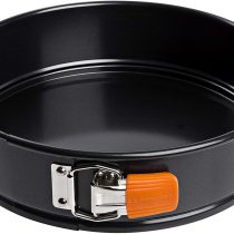 LE CREUSET 94101800000000 Toughened Non-Stick Bakeware Springform Round Cake Tin, 26 cm, Black