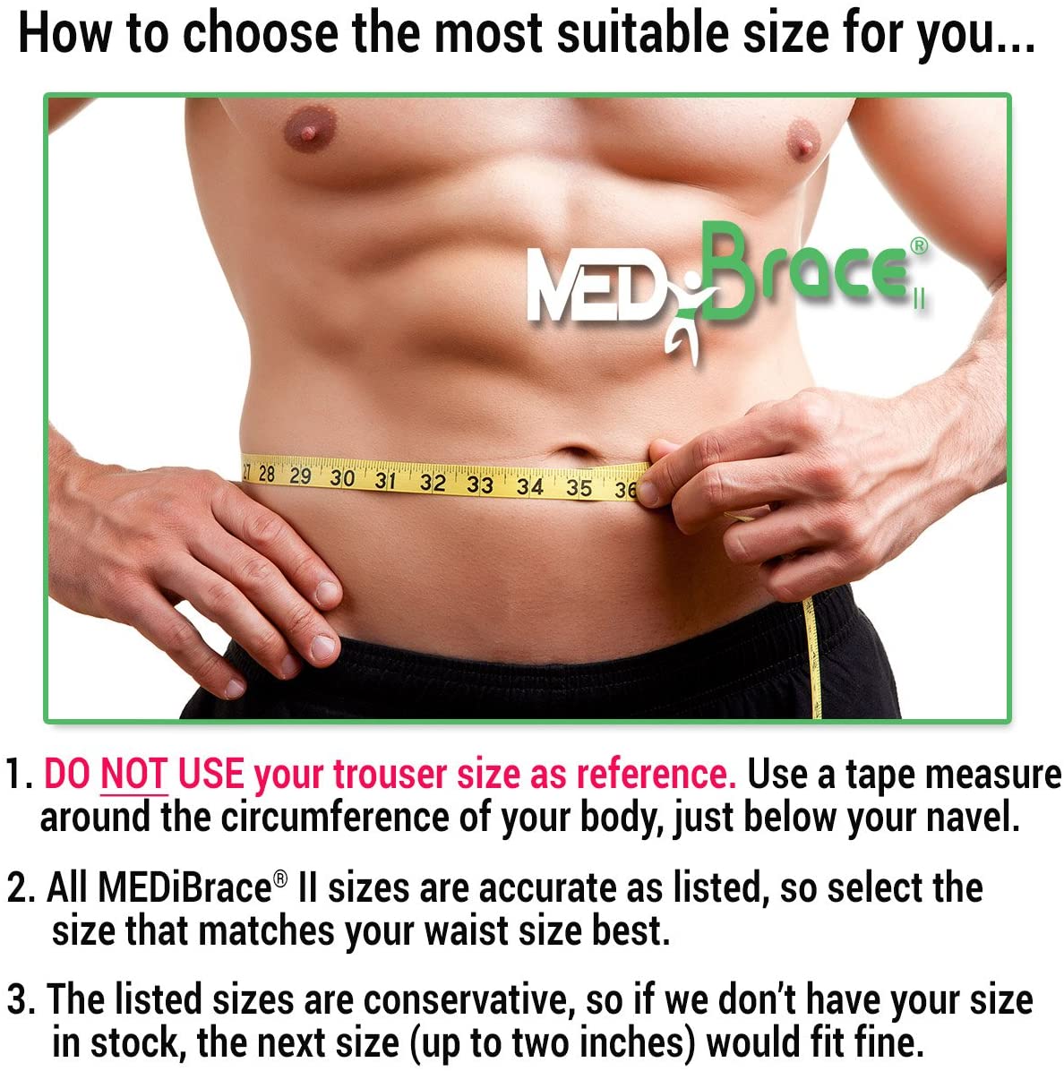 MEDiBrace Back Support Belt Back Brace for Lower Lumbar Pain Relief for Men and Women - Image 3