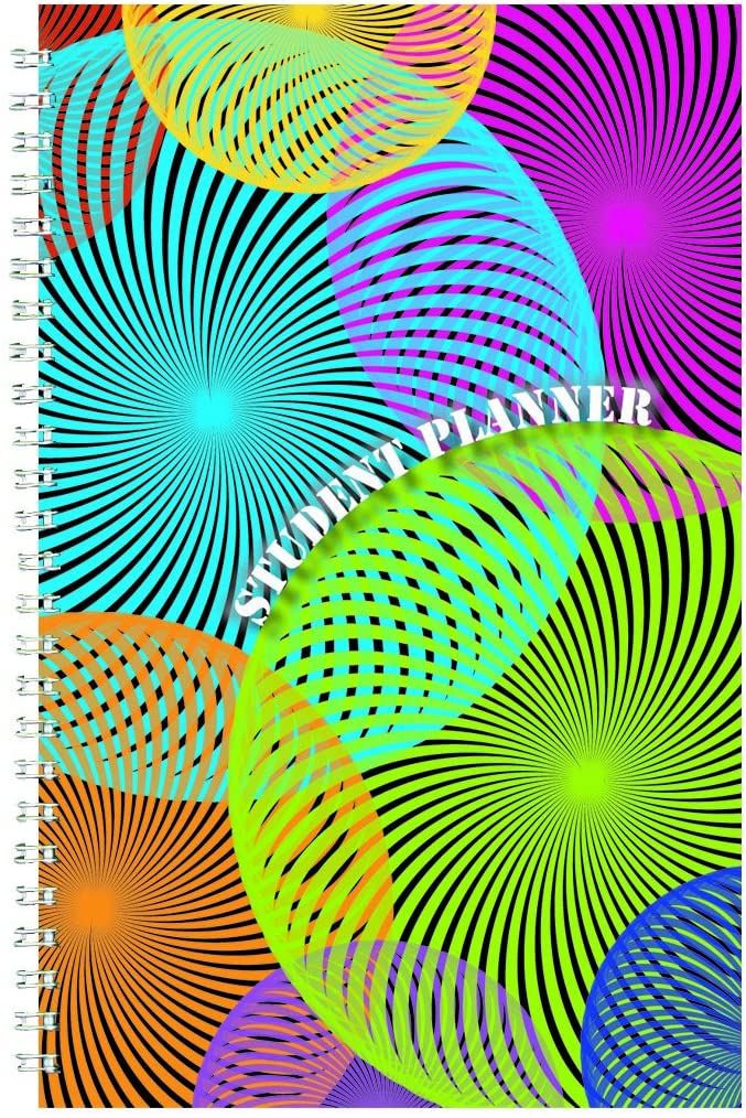 House of Doolittle Non-Dated, Student Planner/Assignment Book, Spiral 7 x 11 Inch (HOD2575), Multi/Blue/White, 7 x 11 Inches