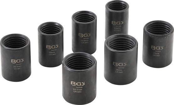BGS 5291 | Special Socket Set / Screw Extractors | 12.5 mm (1/2") Drive | 17 - 26 mm | 7 pcs. - Image 2