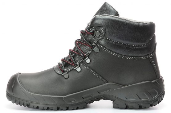 Elten 765841-44 Safety Boots "Renzo Mid" ESD S3, Black/Red, Size 10 UK (44 EU) - Image 4