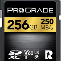 SD UHS-II 256GB Card V60 –Up to 130MB/s Write Speed and 250 MB/s Read Speed | For Professional Vloggers, Filmmakers, Photographers & Content Curators – By Prograde Digital