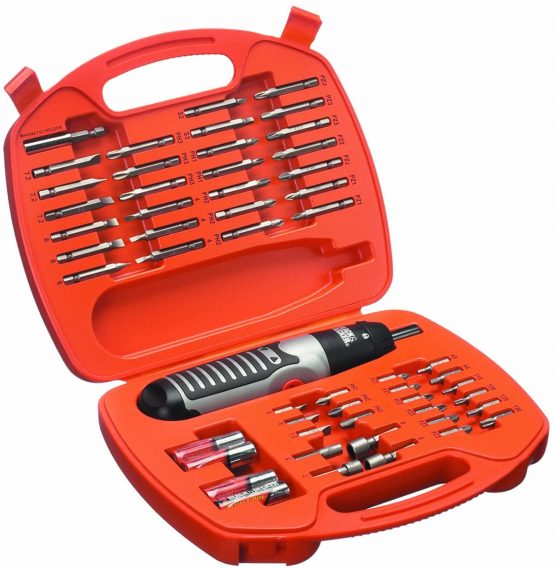 Black + Decker A7071 Battery-Powered Screwdriver Set 54 Pieces
