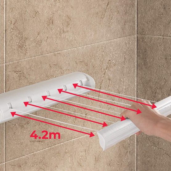 Metaltex 406325 Laundry Drier Portofino, White, 1 - Image 3
