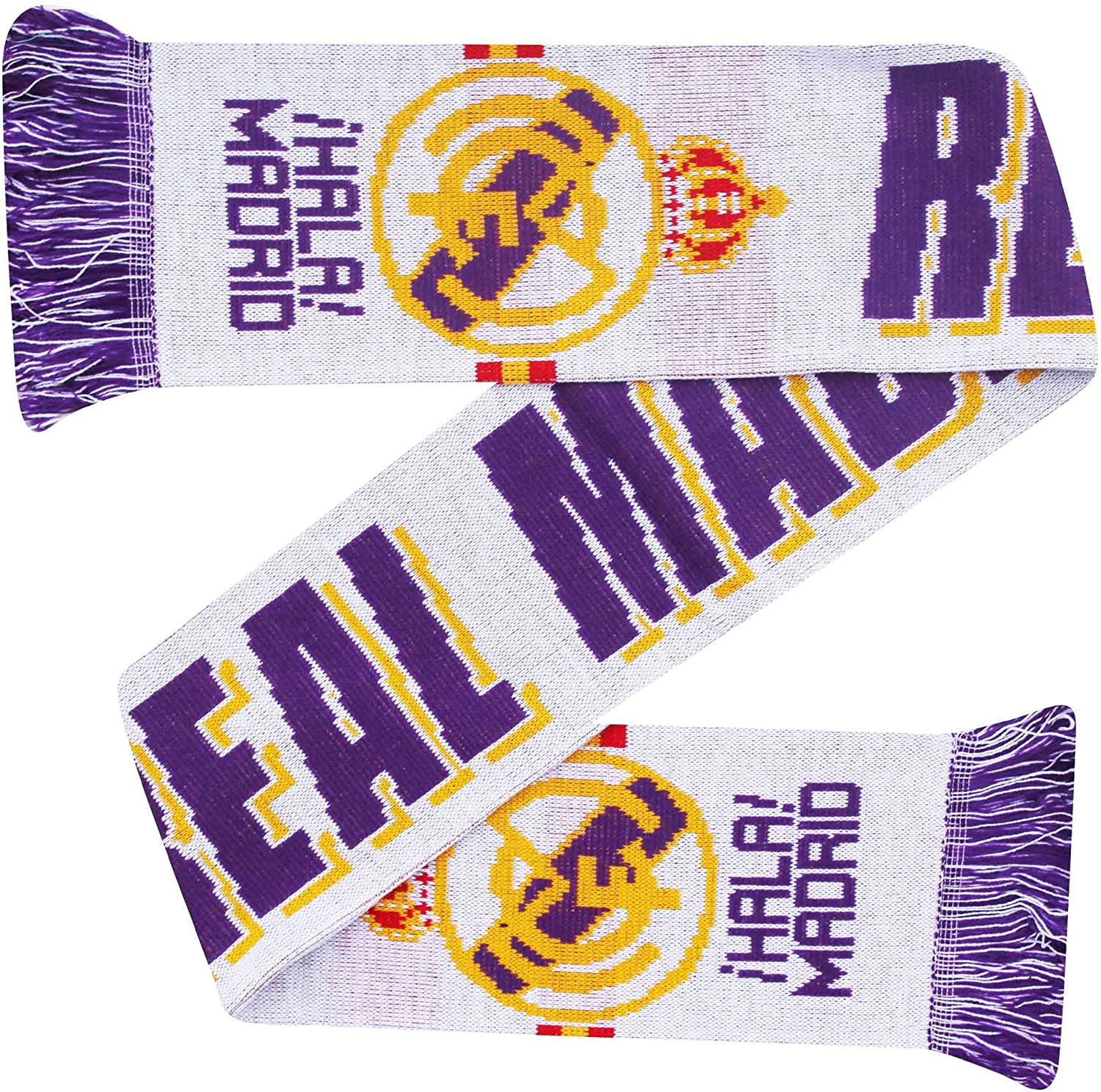 Real Madrid (La Liga Football Crest Fans Scarf (100% Acrylic) - Image 3