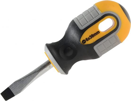 Roughneck ROU22151 Stubby Screwdriver - Slotted flared 6x38mm - Image 2