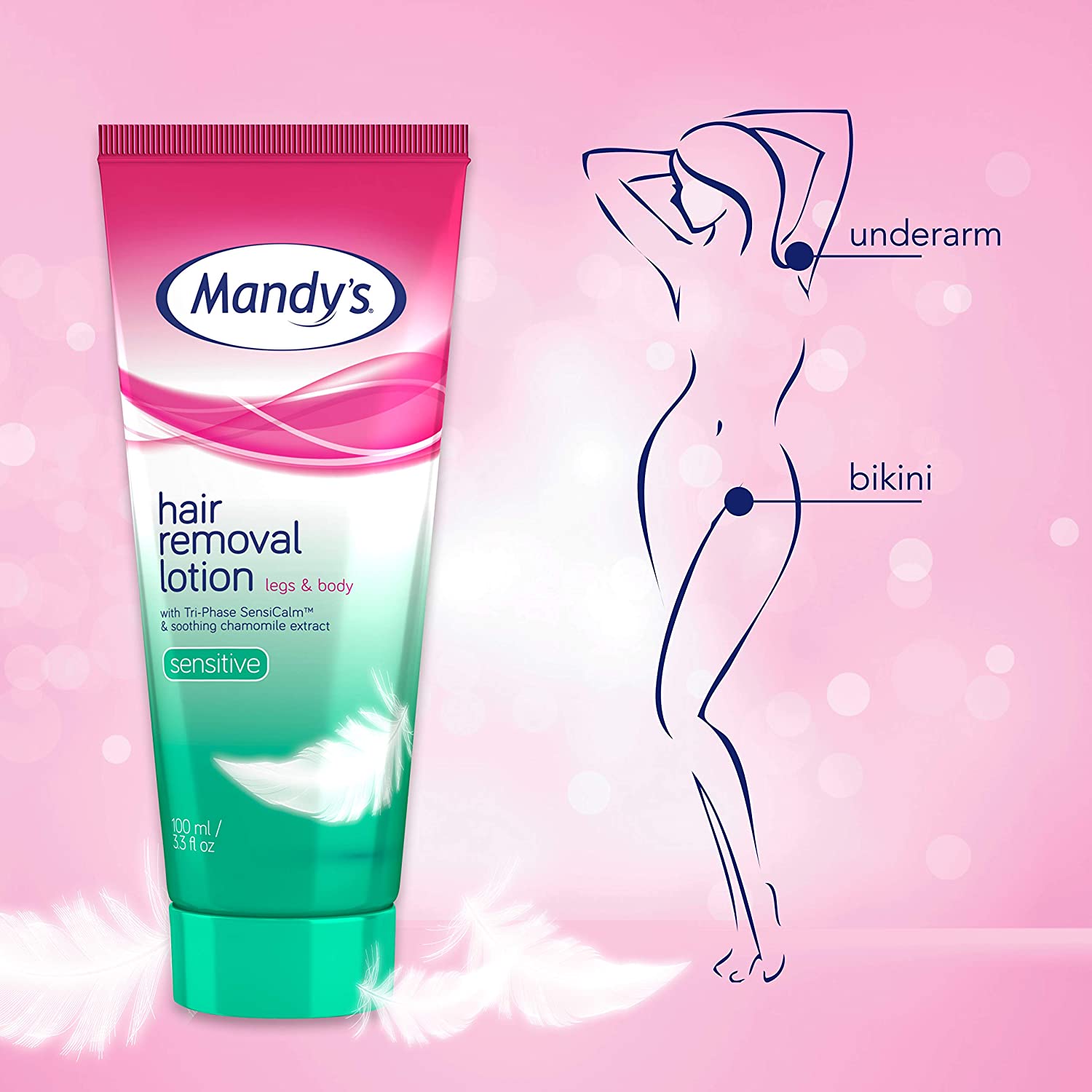 Mandy's Hair Removal Lotion Sensitive 100 ml - Image 4