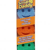 Scrub Daddy Colors Pack of 3 - Texture Changing Scrubber and Sponge