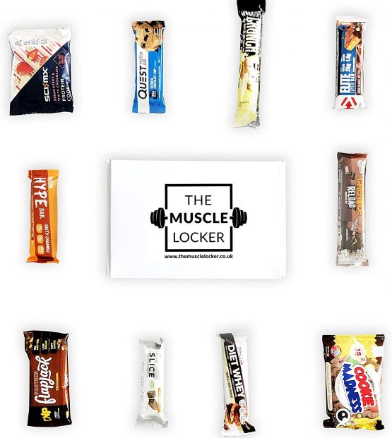 Protein bar Snack Box whey Protein Isolate Protein Cookies Healthy Snacks Low Calorie Protein Snacks Selection Packs Low carb high Protein flapjack Bars The Muscle Locker - Image 4