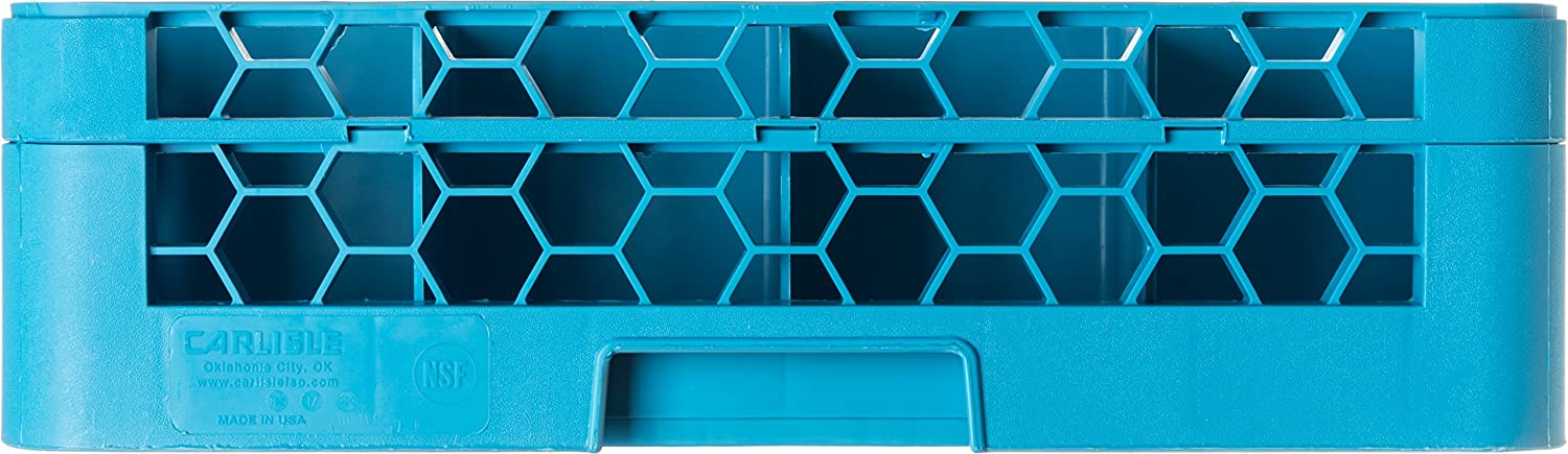 Utopia Warewashing, CARG16-114000-B01001, 16 Compartment Glass Rack + 1 Extender (Box of 1), Carlisle Blue - Image 3