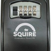 Squire Key Safe Box - 4 Wheel Combination Lock - Wall Mounted Key Safe - Weatherproof Diecast Alloy Body - Large Storage Capacity - Tough Key Lock Box For Outdoor And Indoor Use… (Key Keep 1)