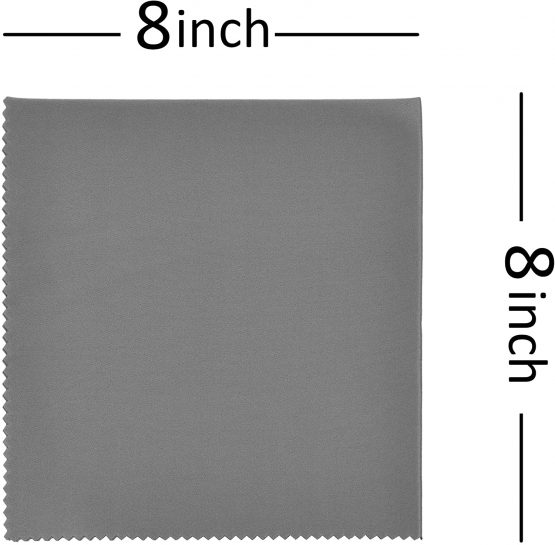 Kare & Kind 5x Microfiber Cleaning Cloths - 8 x 8 inches - for Cleaning Glasses, Eyeglasses, Camera Lens, iPad, Tablet, Smartphone, Laptop, Computer, TV and LCD Screens and other Delicate Surfaces - Image 2