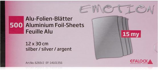 Alu-Folie-Blätter 12 x30 cm, 500 Blätter