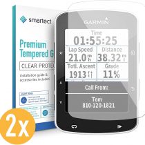 smartect Glass Screen Protector for Garmin Edge 520 820 [2 Pack] - 9H Tempered Glass - Ultra-Thin Design - Bubble-Free Installation - Anti-Fingerprint
