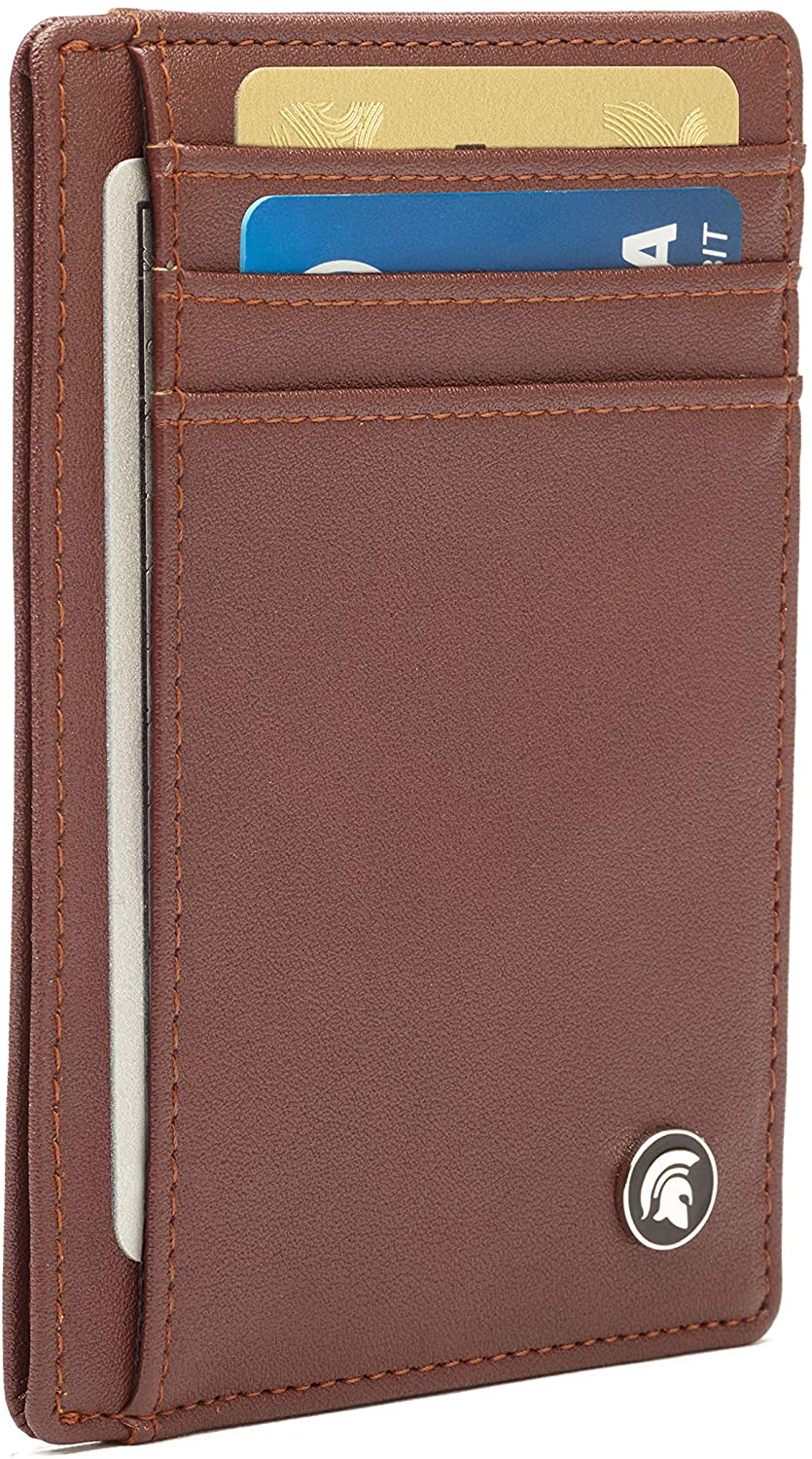 POWR Mens Wallet, Slim RFID Blocking Minimalist Credit Card Holder (Dark Brown), Holds up to 7 Cards and Bank Notes, Ideal for Travel - Image 2