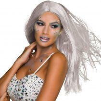 Bristol Novelty BW099 Long 18" Wig Grey, One Size