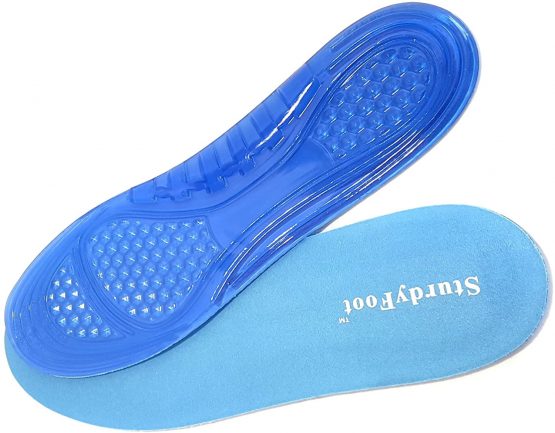 SturdyFoot Men Gel Insoles with Arch Support