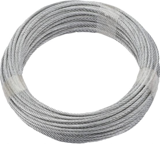 Quick-Fit Wire Rope Stainless Steel V4 A, Diameter 3 mm Length 20 m; 7 x 7, 190391