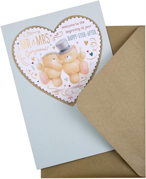 Forever Friends Wedding Congratulations Card from Hallmark - Large Letter Size - Image 2