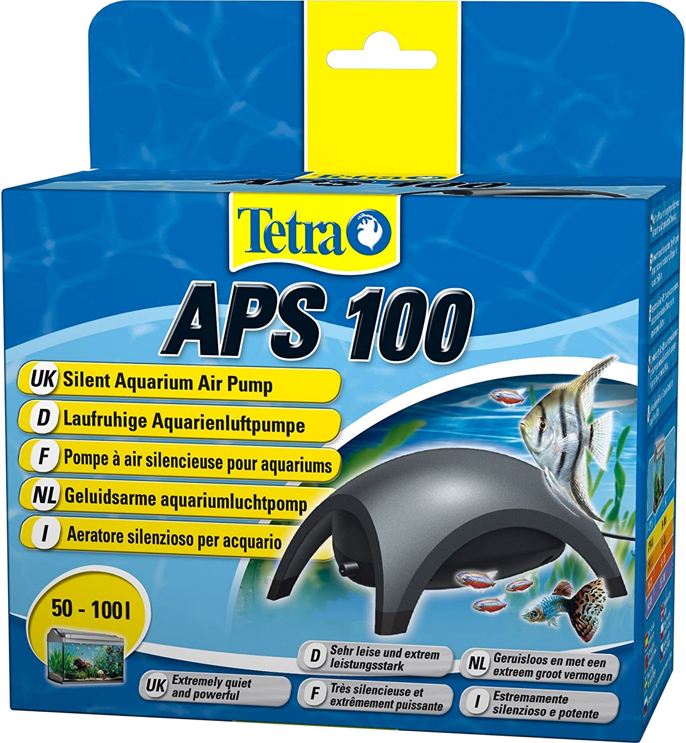 Tetra - 143166 - APS 150 Aquarium Air Pump, Black