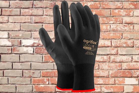 24 pairs of PU black coated nylon work gloves, garden, builders, mechanic - Black - - Image 2