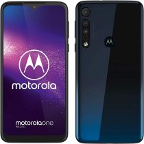Motorola One Macro (6,2 Inch HD Plus Display, Macro Vision Camera, 64 GB/ 4 GB, Android 9.0, Dual SIM Smartphone), Space Blue