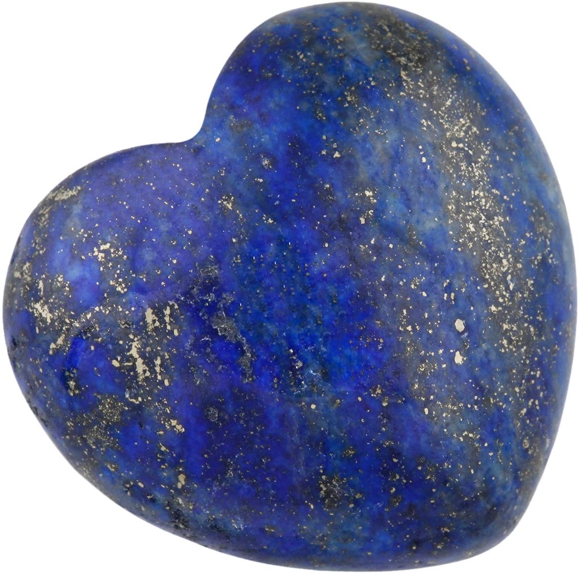 KYEYGWO Lapis Lazuli Puff Heart Healing Crystals Love Stone - Image 2