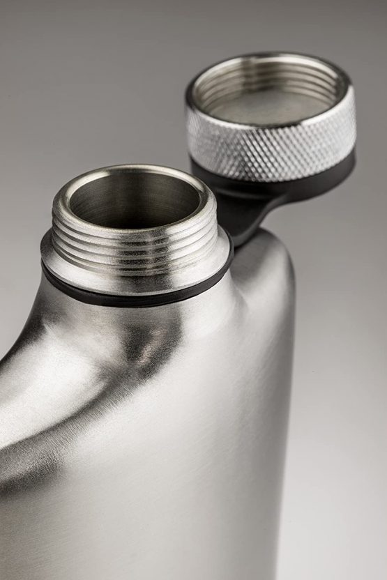 Gsi Outdoors Glacier Stainless Hip Flask 8 oz Hip Flask, Unisex Adult, Silver, 8 oz - Image 3