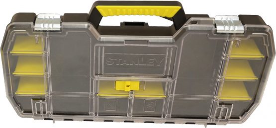 STANLEY Toolbox Tote with Portable Organiser for Tools and Small Parts, Heavy Duty Metal Latch, Removable Dividers, 24 Inch, 1-97-514 - Image 4