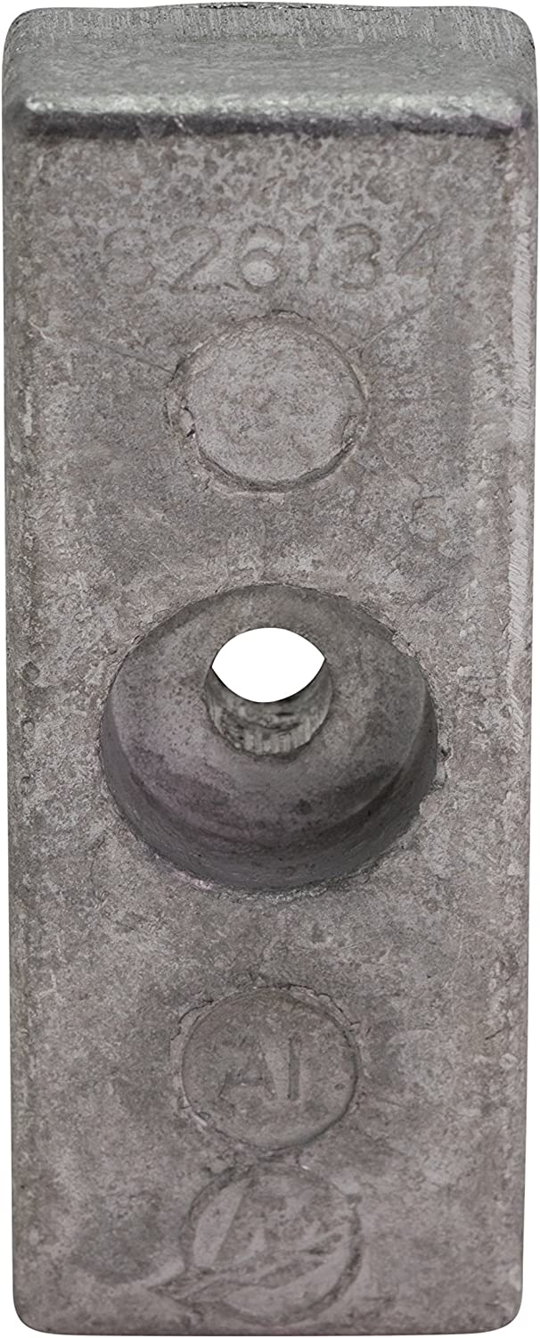 Quicksilver 826134Q Side Pocket Aluminum Anode - Mercury Mariner and Force Outboards, Unspecified, Unspecified