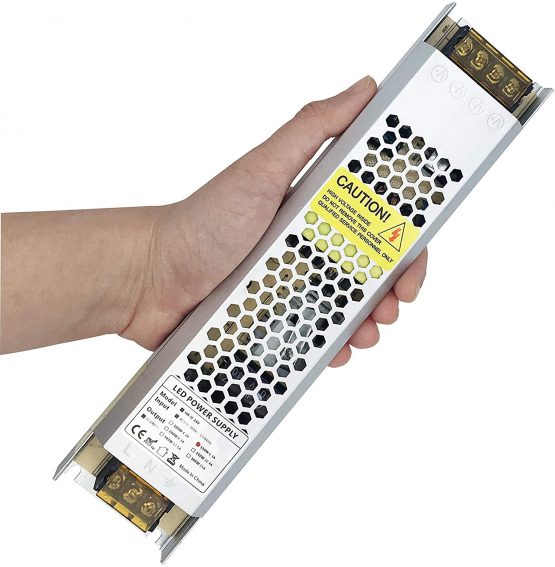 VARICART IP20 24V 6.25A 150W LED Driver, Ultra Slim Universal Regulated AC DC Switching Power Supply, Constant Voltage Transformer Adaptor for CCTV Camera Strip Light G4 MR16 GU5.3 Bulb (Pack of 1) - Image 4