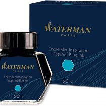Waterman Fountain Pen Ink, Inspired Blue, 50 ml Bottle
