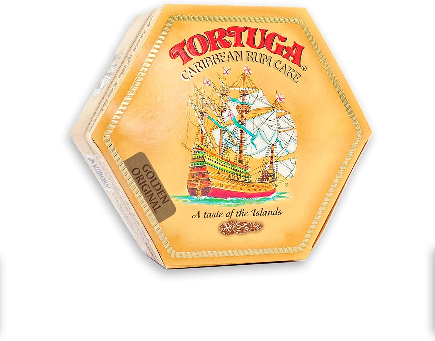 Tortuga Golden Rum Cake from Caribbean, 454g, golden brown, 454 g (Pack of 1)