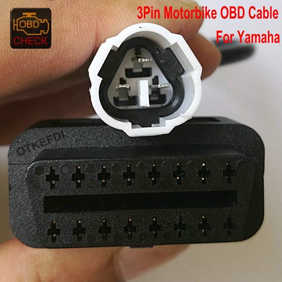 OTKEFDI Motorbike 3pin OBD Diagnostic Cable for Yamahaaa Motorcycle K-line Models - Image 3