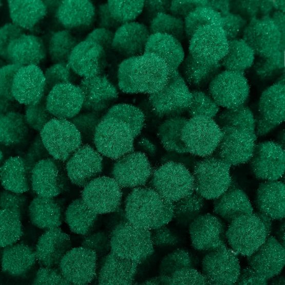 600 Pieces Christmas Pom Poms Fluffy Pom Balls Mini Craft Pompoms for Christmas DIY Party Decorations (Green) - Image 2
