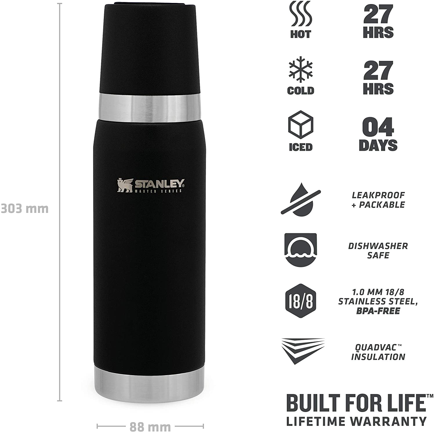 Stanley Master Unbreakable Bottle Jug Keeps Hot Thanks To Four Layer 