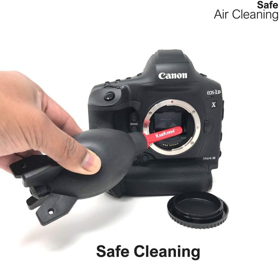 KamKorda Compressed Air Blower Air Blaster for Digital, DSLR, SLR Cameras - Camera Lenses and Sensitive Electronics - Black - Image 3