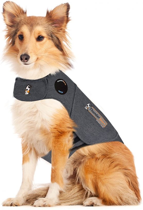 Thundershirt Anxiety Coat for Dog, L, Grey