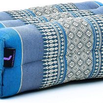 LEEWADEE Yoga Block Pilates Brick Eco-Friendly Organic and Natural, 35x18x12 cm, Kapok