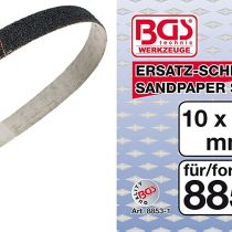 BGS 8853-1 | Grinding Belt | 10 mm x 330 mm | 12 pcs. for BGS 8853