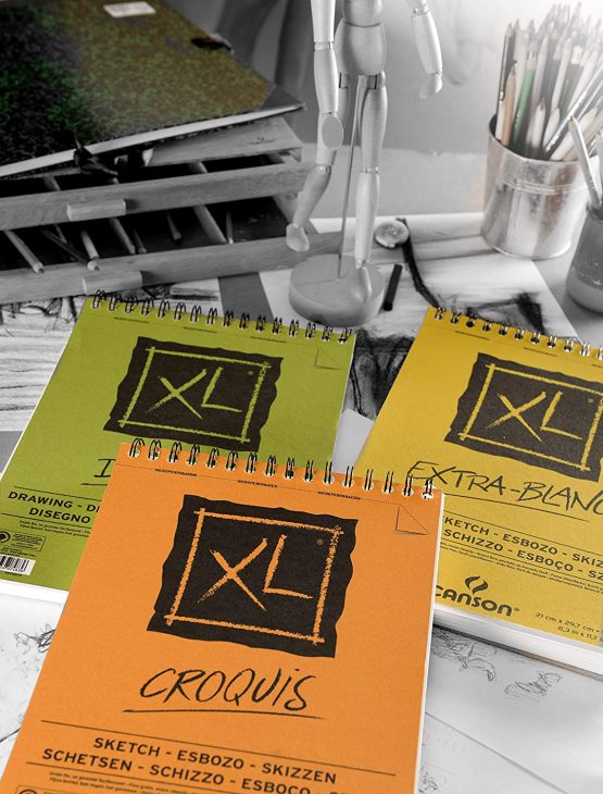 Canson XL Sketch Pad 60 Sheets A2 (42 x 59.4 cm 90 g Ivory - Image 4
