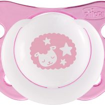 Chicco Physio Air Lumi Silicone Soother - 6 to 12 Months (2 Pieces, Multicolor)