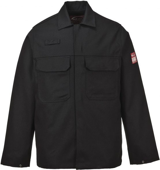 Portwest Bizweld Jacket, Colour: Black, Size: M, BIZ2BKRM