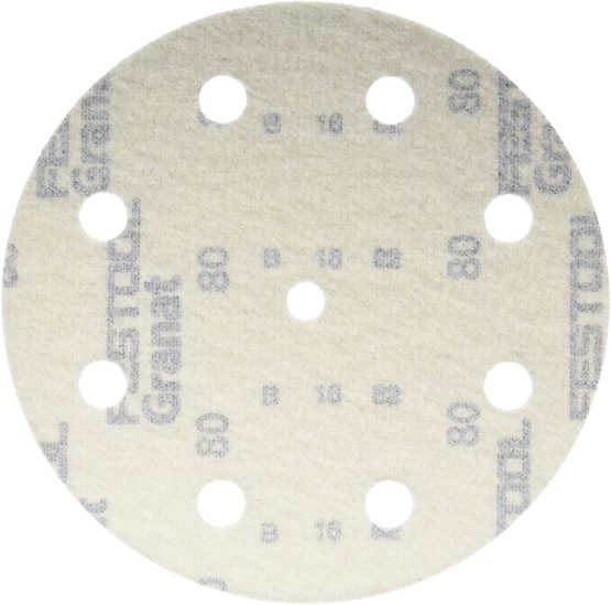 Festool 497147 Sanding Discs Granat STF D125/90 P80 GR/10 (Pack of 10), Multi-Colour, GR - Image 2