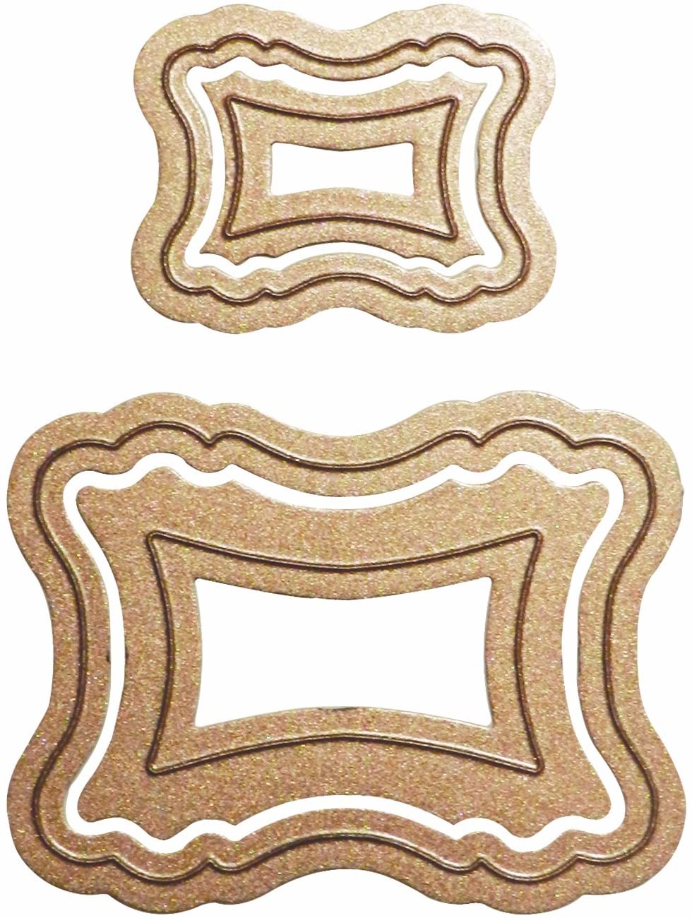 Blank Spellbinder Paper Arts Dies Frames One Die Template