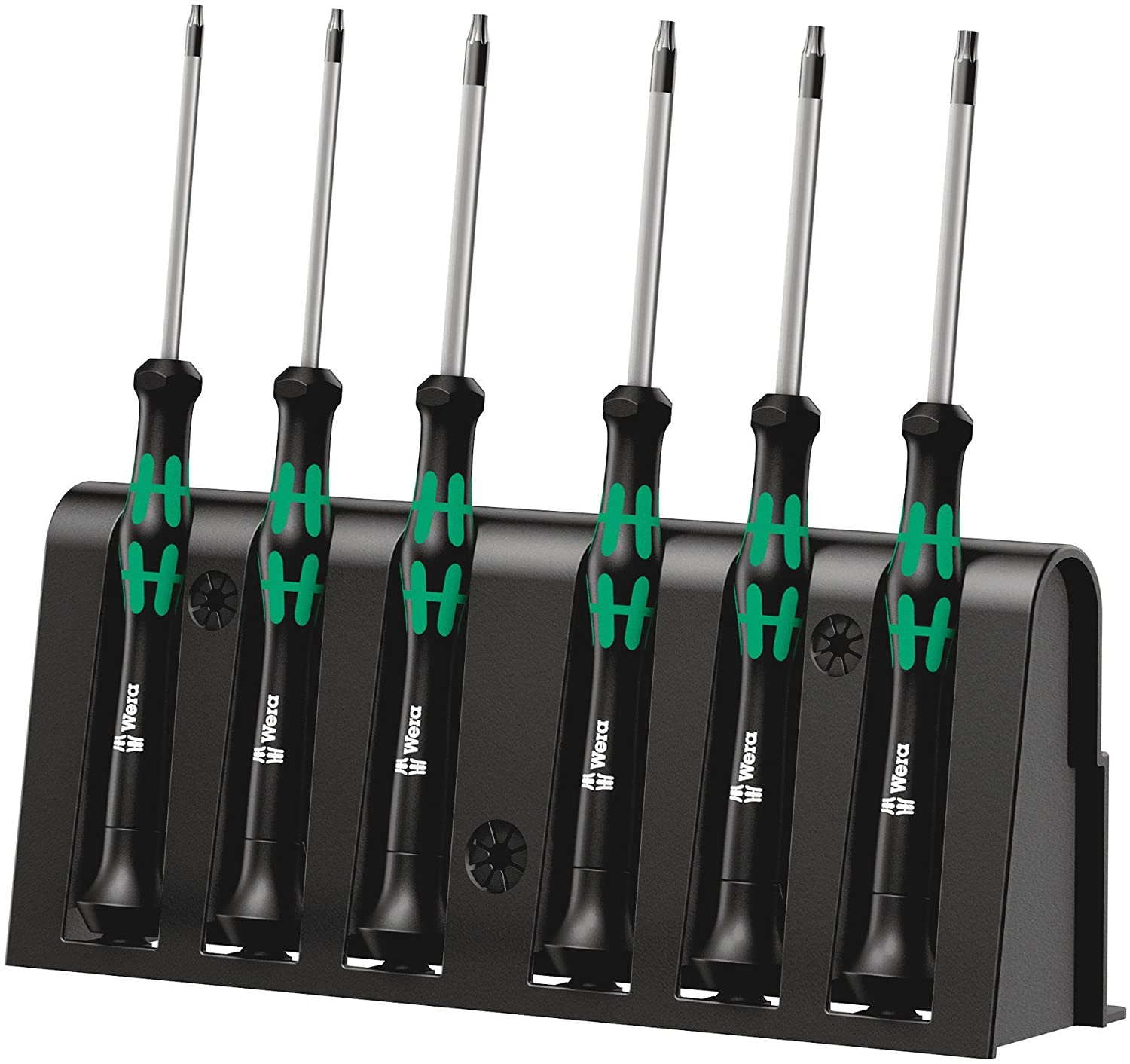 Wera 2067/6 TORX® BO Kraftform Micro Screwdriver Set, for electronic applications TX7-TX20, 6 Piece, 05118154001