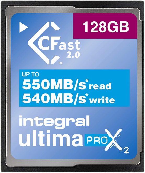 Integral 128GB CFast Card 2.0 High Performance with read speed up to 550MB/s and write speed up to 540MB/s - Image 2