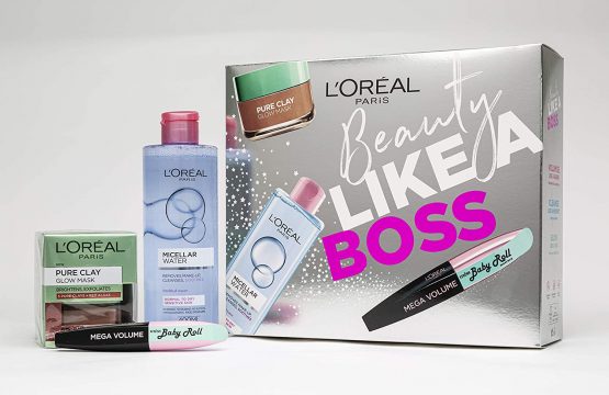L'Oreal Paris Beauty Like A Boss Micellar, Face Mask & Mascara Gift Set For Her
